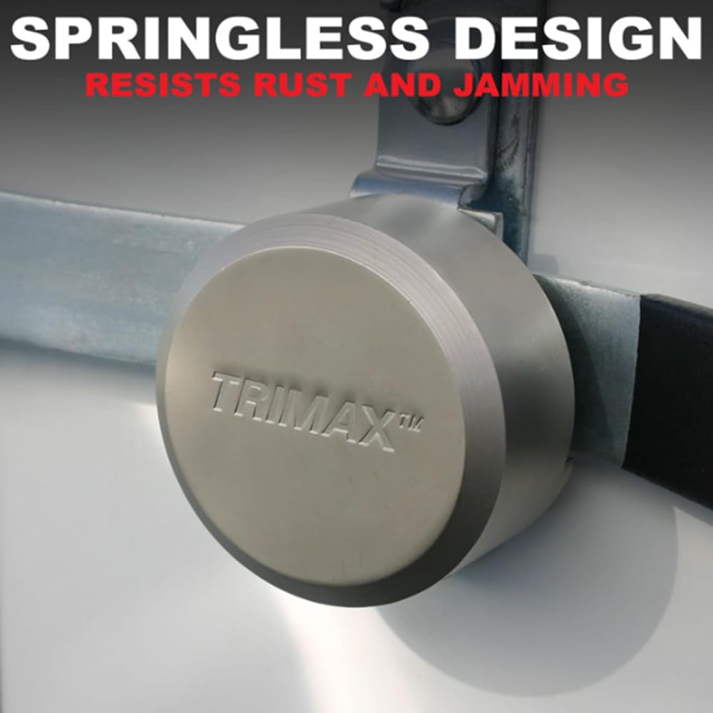 Trimax - Cerradura para puerta de remolque THPXL Hockey Puck con grillete interno, se puede volver a abrir