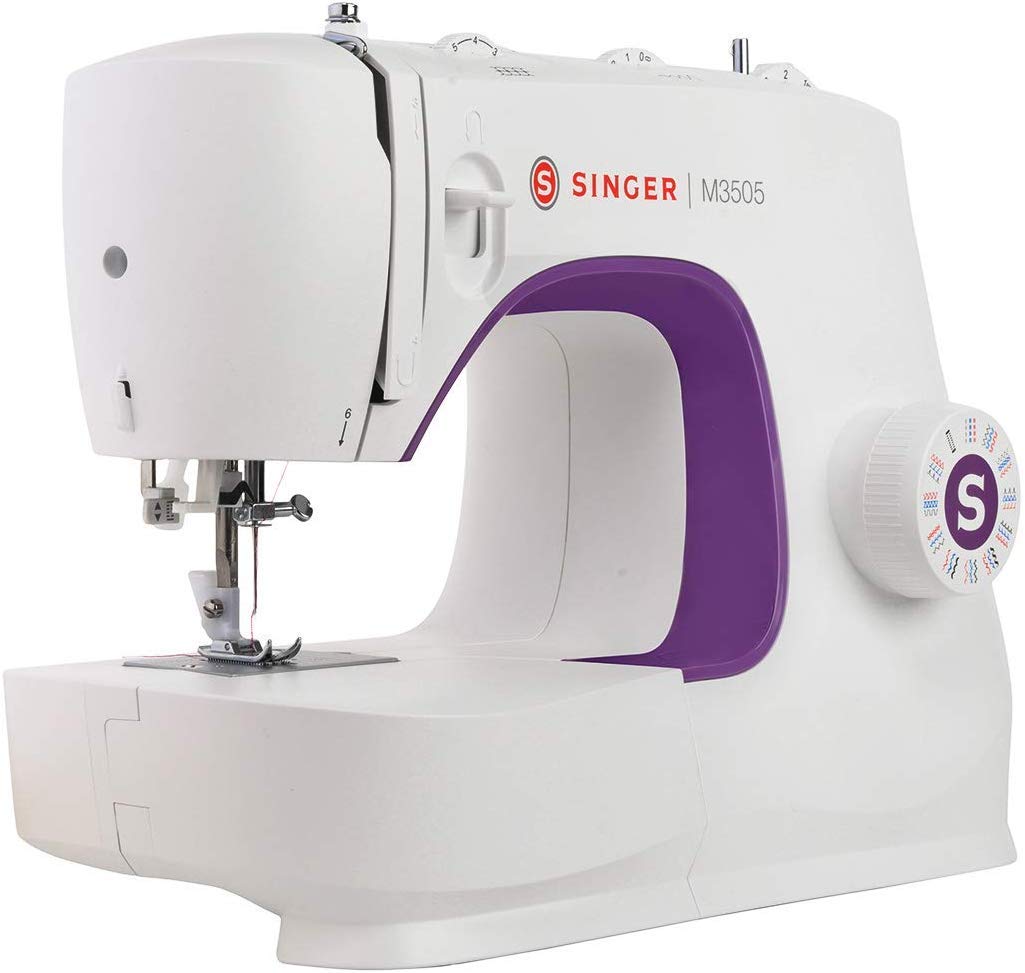 SINGER® M3505 Máquina de Coser Mecánica de 32 Puntadas Ideal Para Costura | Ideal principiantes, panel sencillo manejar, adecuada para proyectos básicos, decorativos y reparaciones cotidianas rápidas