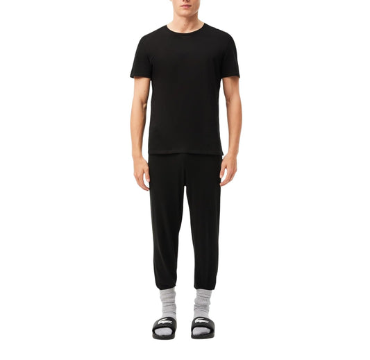 Lacoste Essentials - Paquete de 3 Camisetas de Cuello Redondo 100% algodón, Ajuste Regular Capa de Base Superior para para Hombre