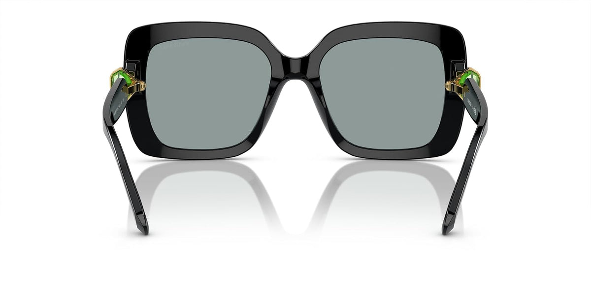 Swarovski 0SK6001 Gafas de Sol para Mujer, Forma Square Color Negro
