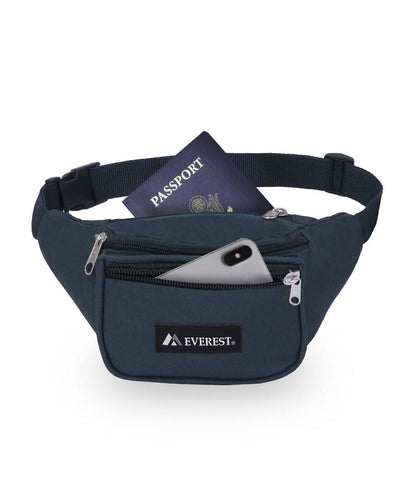 Everest Paquete de cintura Signature - M, Black, Una talla, Riñonera distintiva - M