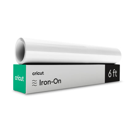 Cricut Vinilo Textil para Planchar, Paquete de 3, 30.5 x 61 cm - 3-Pack - Blanco
