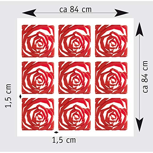 Koziol 2039526 Romance - Juego de 4 separadores para habitación (Juego de 4 Unidades), Color Negro
