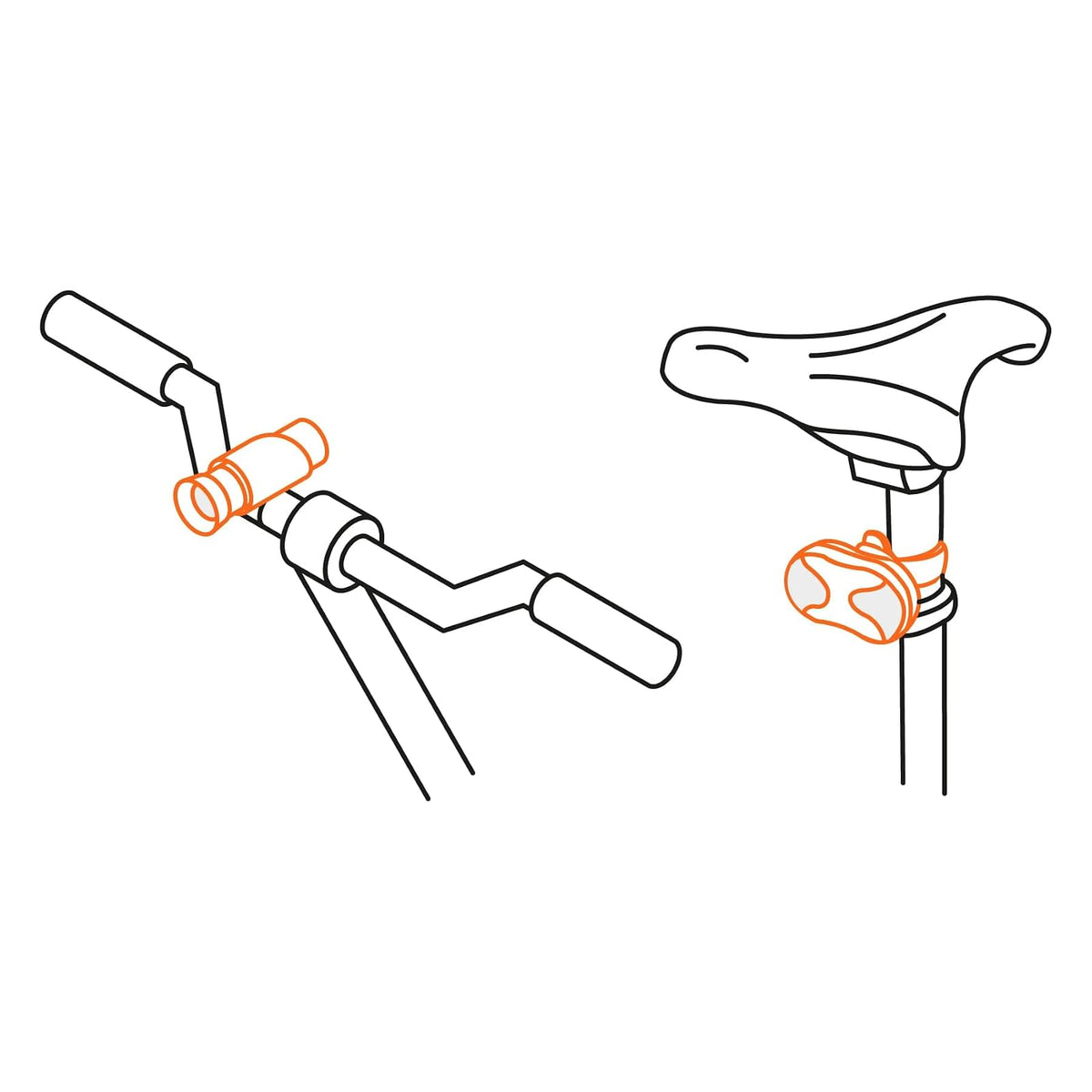 Truper LIBI-K2, Juego de Linterna Delantera y Trasera para Bicicleta