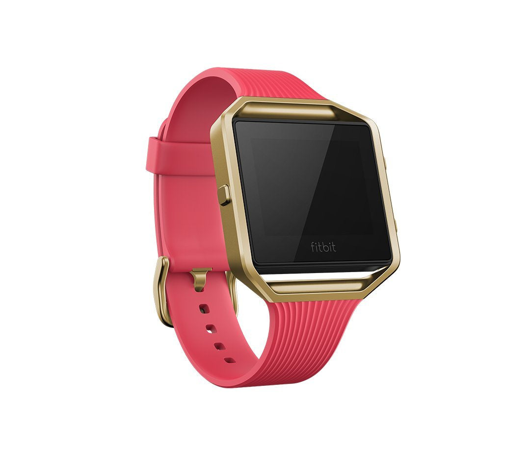 Fitbit Blaze Accessory Band, Slim Pink Gold, Large