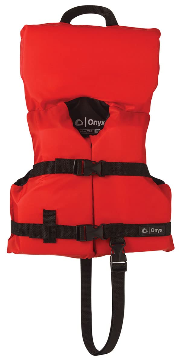 Onyx - Chaleco Salvavidas para Uso General, Rojo, Ajustable, Ligero, Unisex-Adultos - Rojo - Infantil