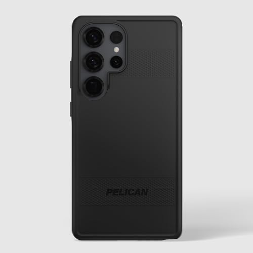 Pelican Funda Resistente para Samsung Galaxy S25 Ultra [Carga magnética e inalámbrica] Protector de Grado Militar de 16 pies, Negro