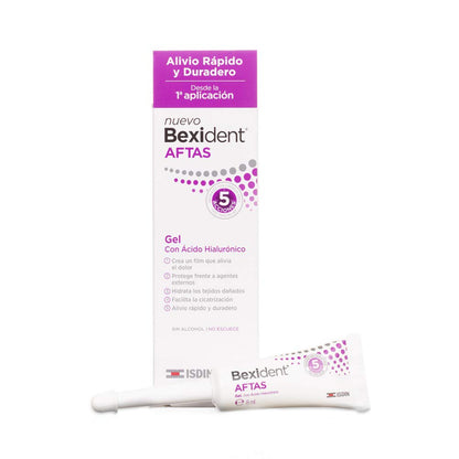 ISDIN Bexident Aftas Spray con Ácido Hialurónico - 8 ml (Paquete de 1)