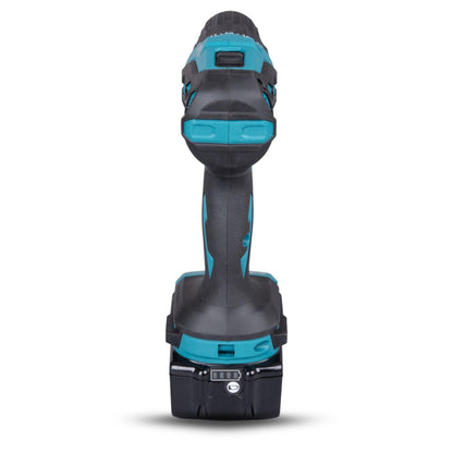 Makita - Rotomartillo atornillador Inalambrico 18V - Modelo DHP490WVE (Incluye 2 baterías, cargador y estuche rígido)
