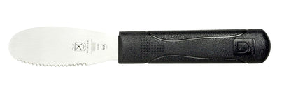 Mercer Culinary Millennia Cuchillos y Utensilios Profesionales - 3.5-Inch Wavy Edge Spreader - Negro -