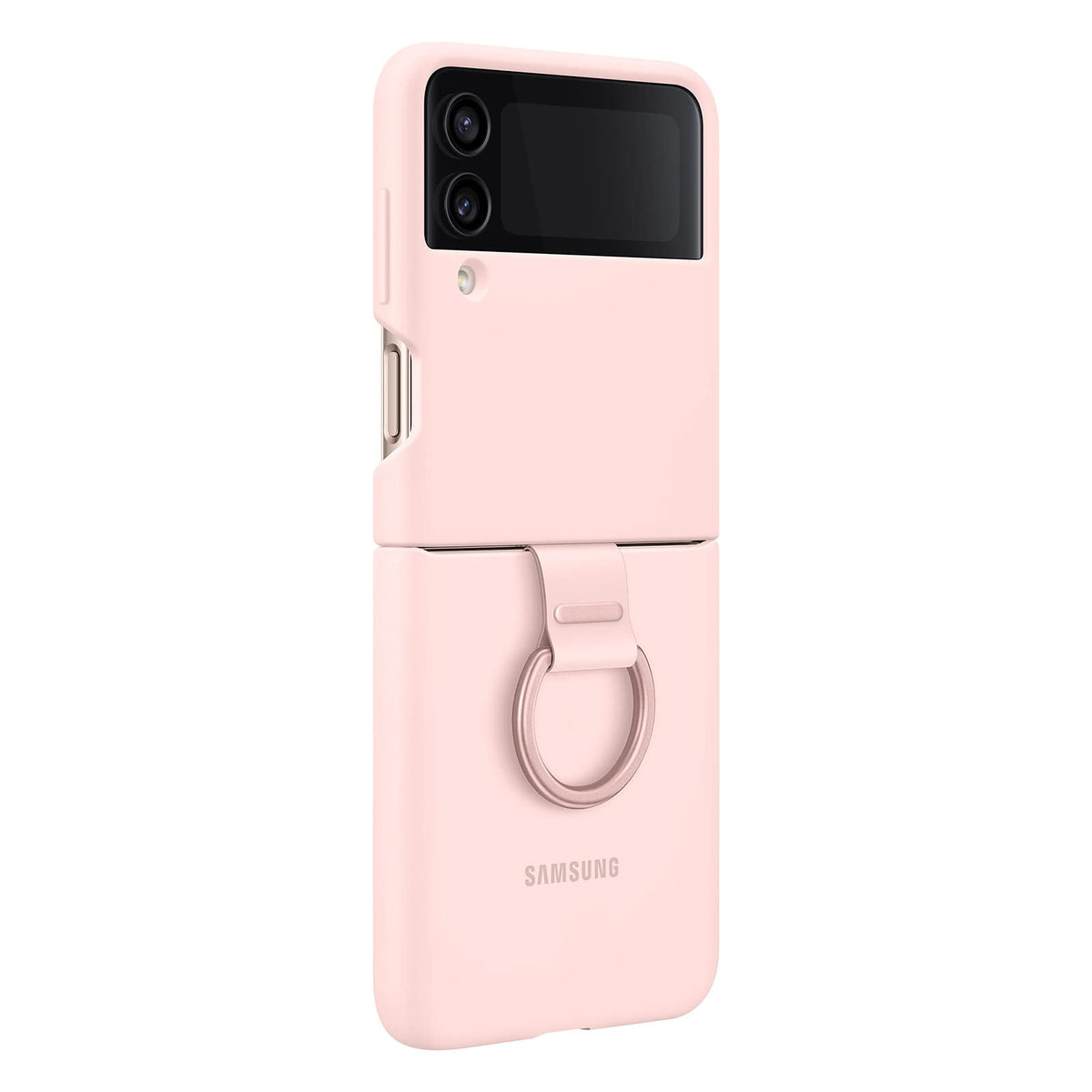 Samsung Funda para Galaxy Z Flip4 con Correa de Sujeción - Z Flip4 - SILICÓN - Rosa