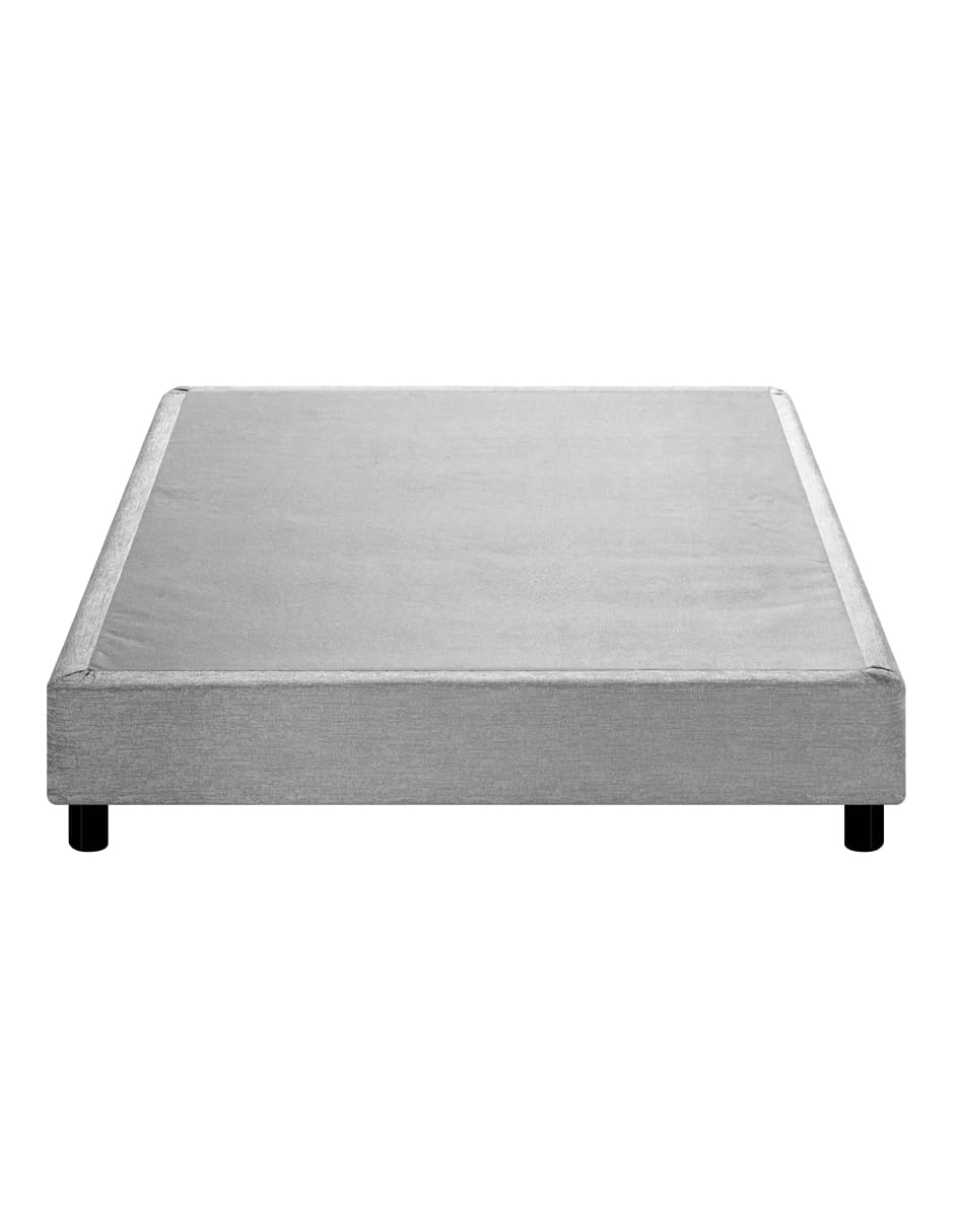 Colchones América Base de Cama America Individual Color Gris Claro Box