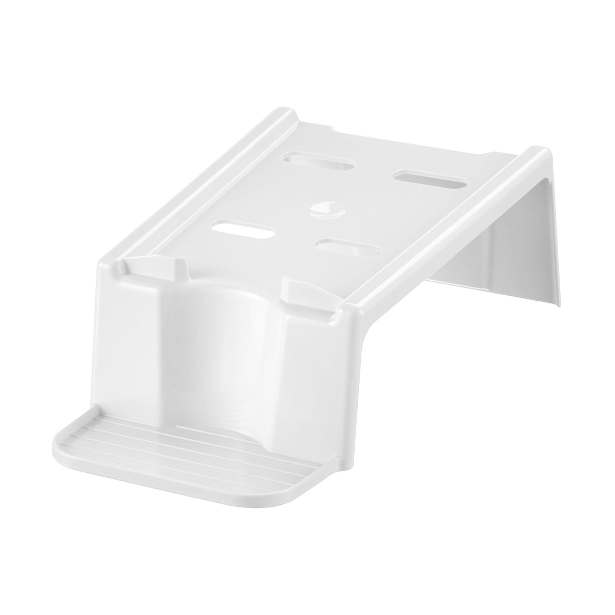 iDesign - Organizador de detergente líquido para lavandería, color blanco