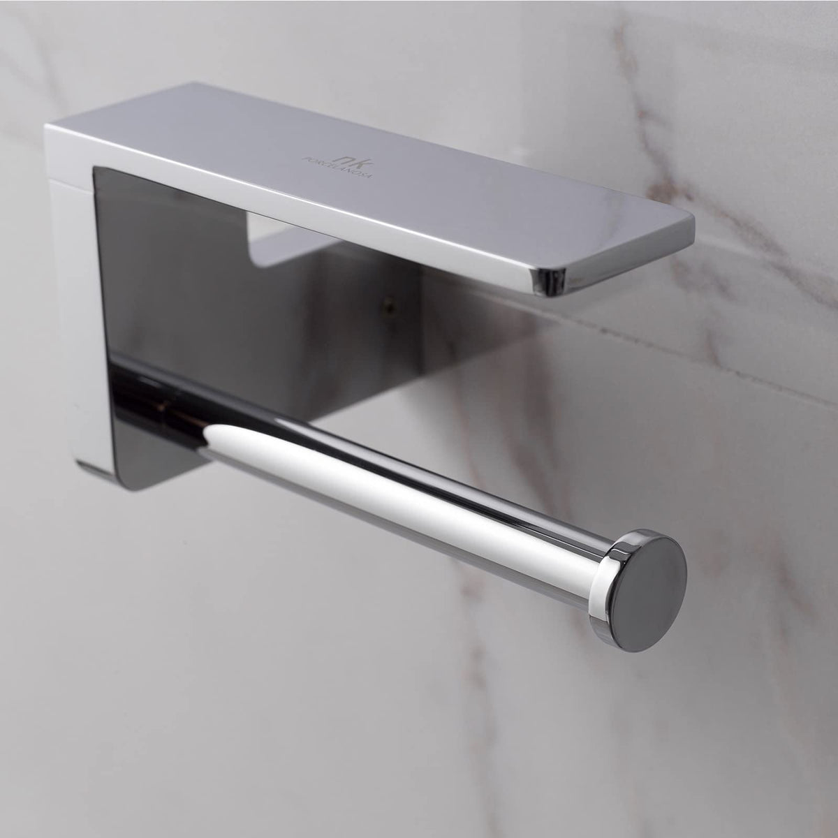 PORCELANOSA - 100094163 - Portapapel Con Tapa Urban C Cromo