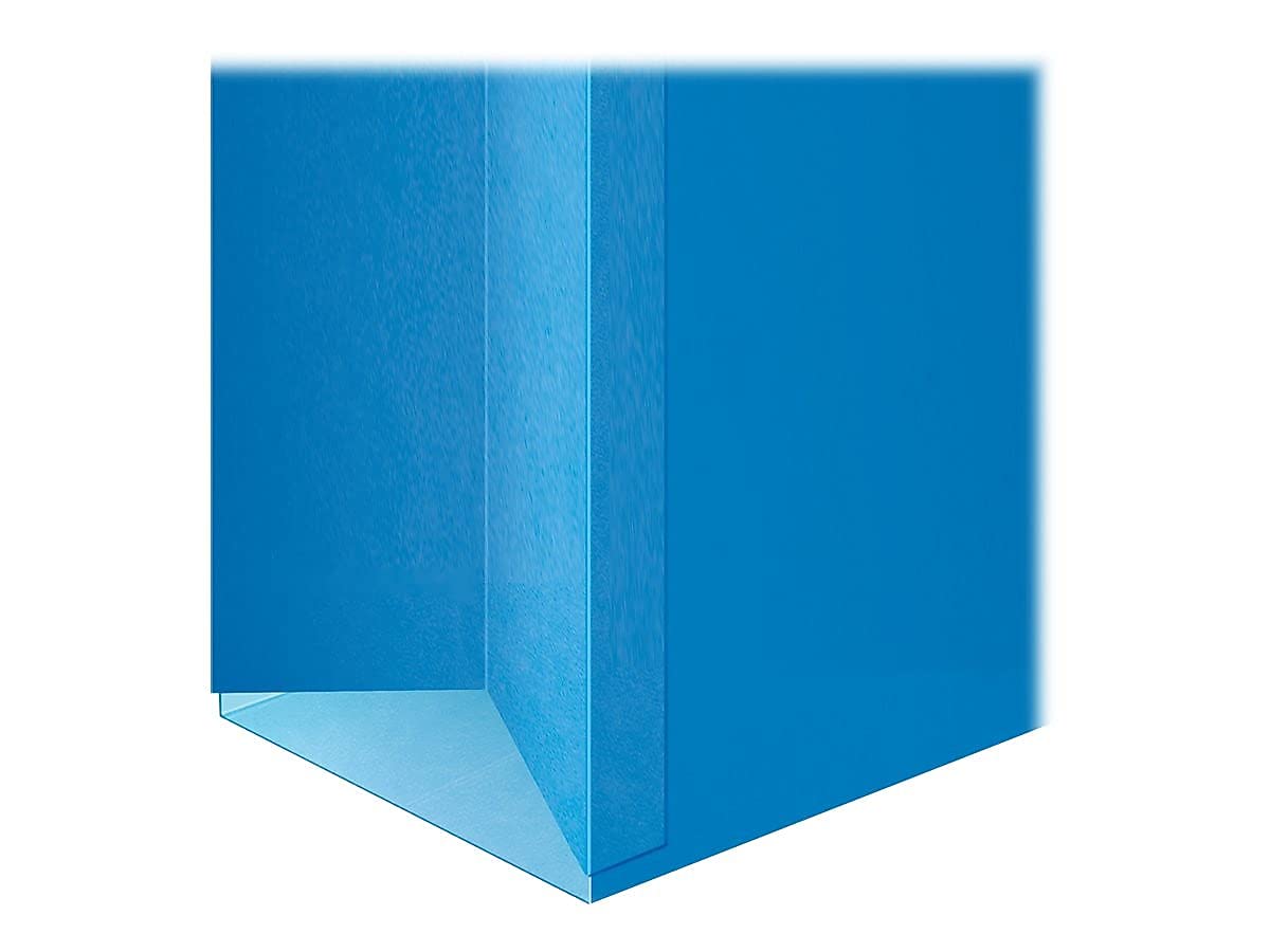 Oxford Pendaflex 59202 SureHook - Archivos de caja para colgar reforzados, 2 pulgadas con lados, letra, azul (caja de 25)
