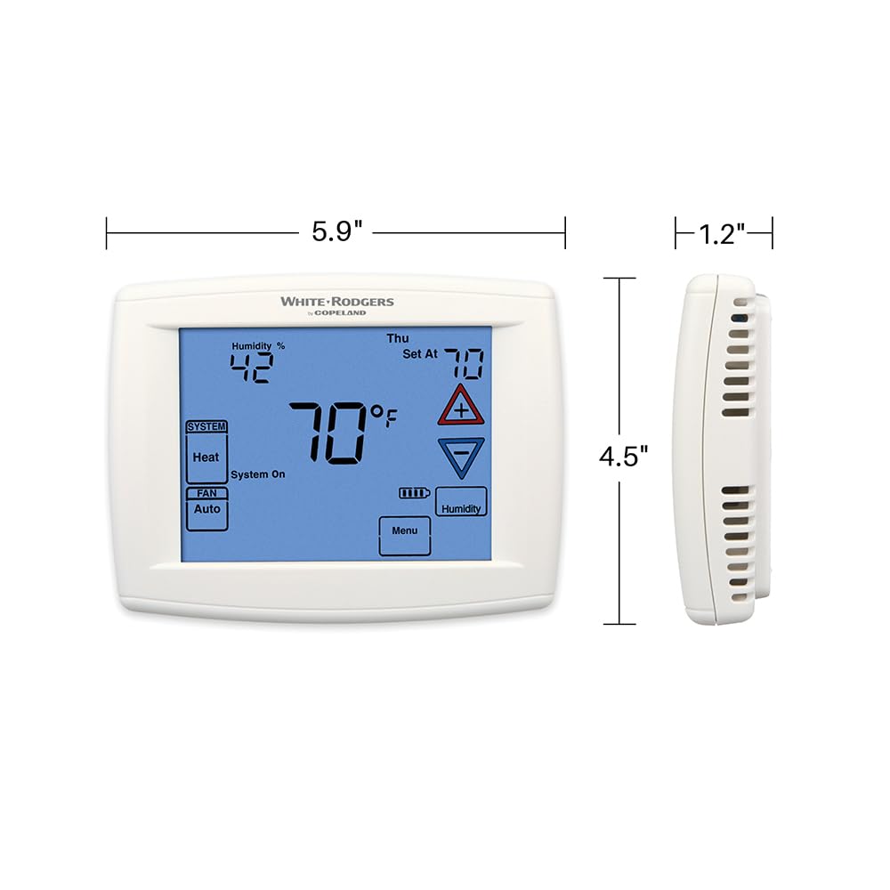 Emerson 1F95-1291 - Termostato táctil de 7 días con control de humedad