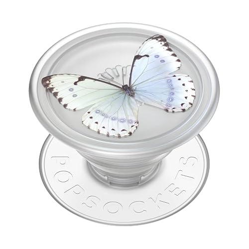 PopSockets - Empuñadura para teléfono con Soporte expandible, Agarre calcomanía, Polilla Whisper