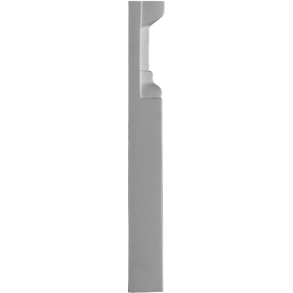 Ekena Millwork PB03X09X01AR Bloques de zócalo artesanal, 3 3/4 pulgadas de ancho x 9 1/8 pulgadas de alto x 1 1/8 pulgadas de alto, imprimado