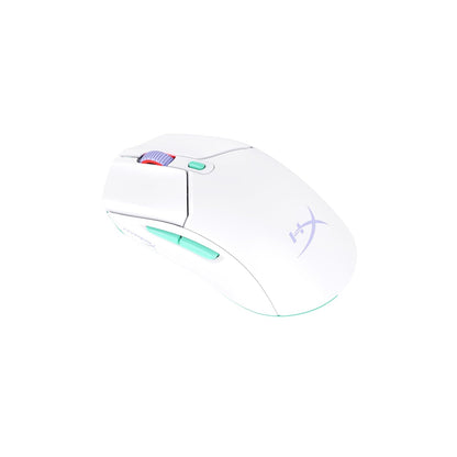 HyperX Pulsefire Haste 2 Core Wireless - Mouse para Juegos de PC, batería de Larga duración, Ligero, Sensor de núcleo Personalizado, conectividad inalámbrica Dual, Color Blanco