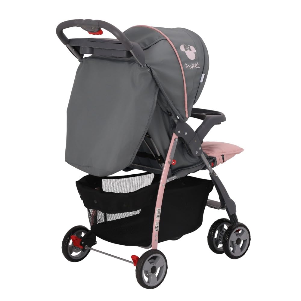 Infanti - Carriola para Bebé Disney Minnie - Travel System - Sistema de Viaje de 0 Meses a 3 Años, Hasta 15 kg - Color Rosa