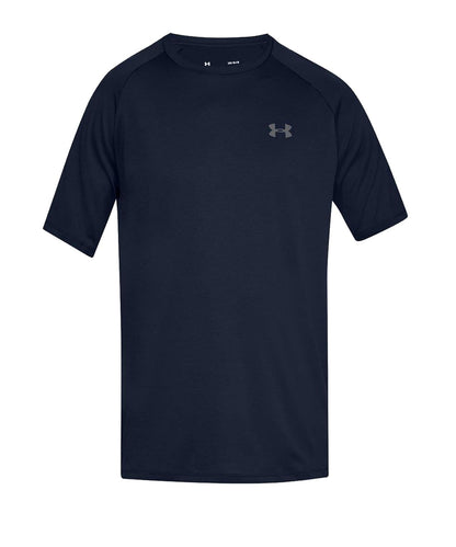 Under Armour Playera de Entrenamiento Cuello V para Hombre - 3XL Alto - Azul (Azul Academy (409) - Acero)