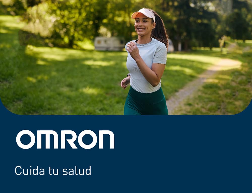 OMRON Báscula Corporal Digital HBF-514C, 7 Indicadores de Salud | 7 indicadores: IMC, metabolismo basal, grasa visceral, % músculo esquelético. 4 perfiles + invitado. Memoria 1/7/30/90 días.