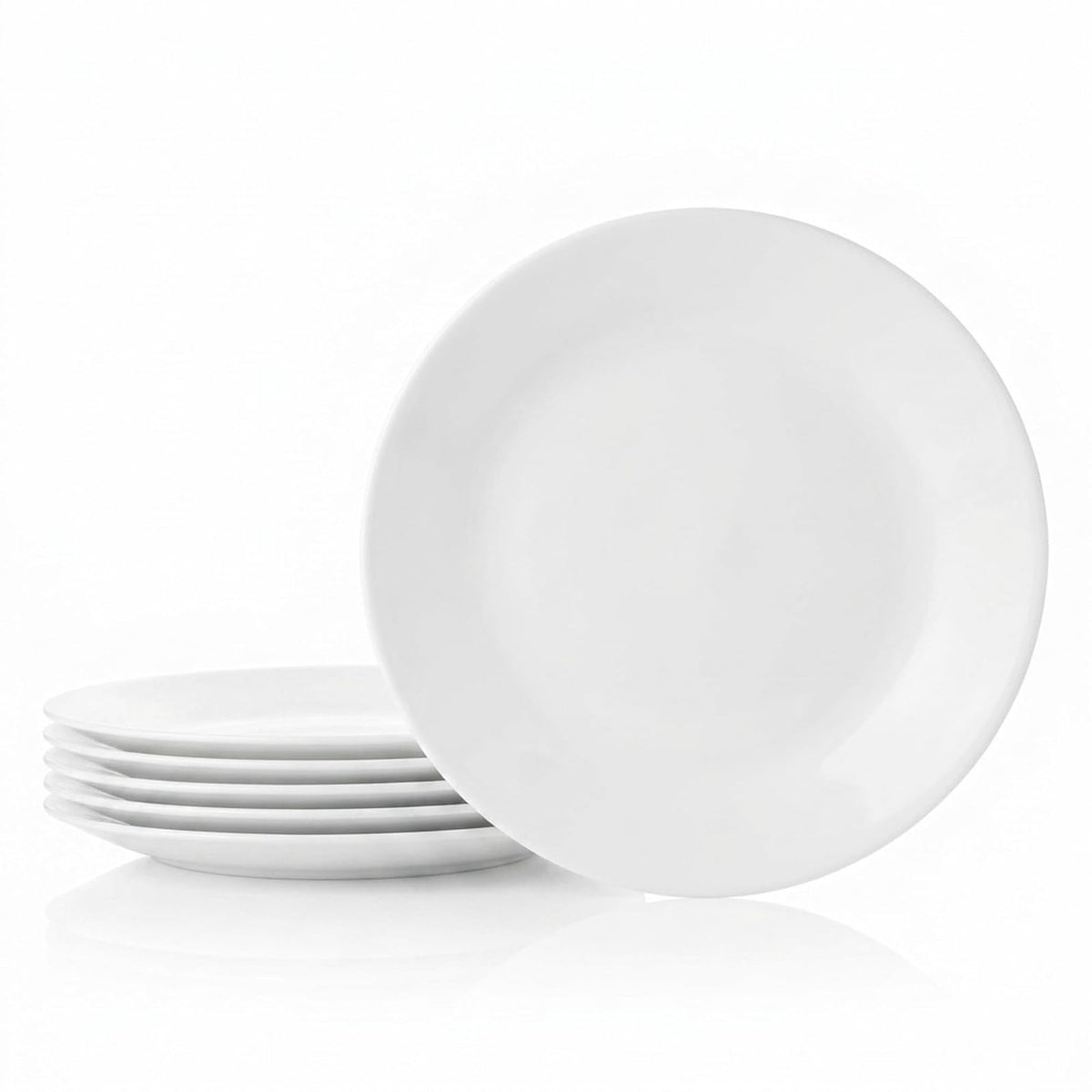Corelle 1117143 Winter Frost White - Plato para Pan de 6.75 ", 12 Onzas, Set de 6 Piezas