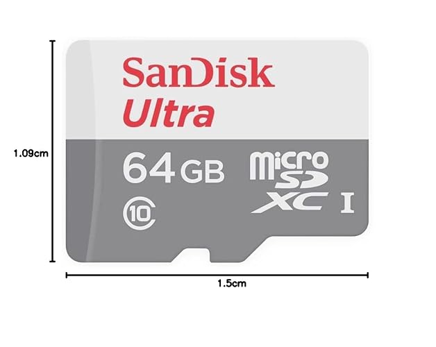 SanDisk SDSQUNR-064G-GN3MA Microsdxc Uhs-I Card with Adapter