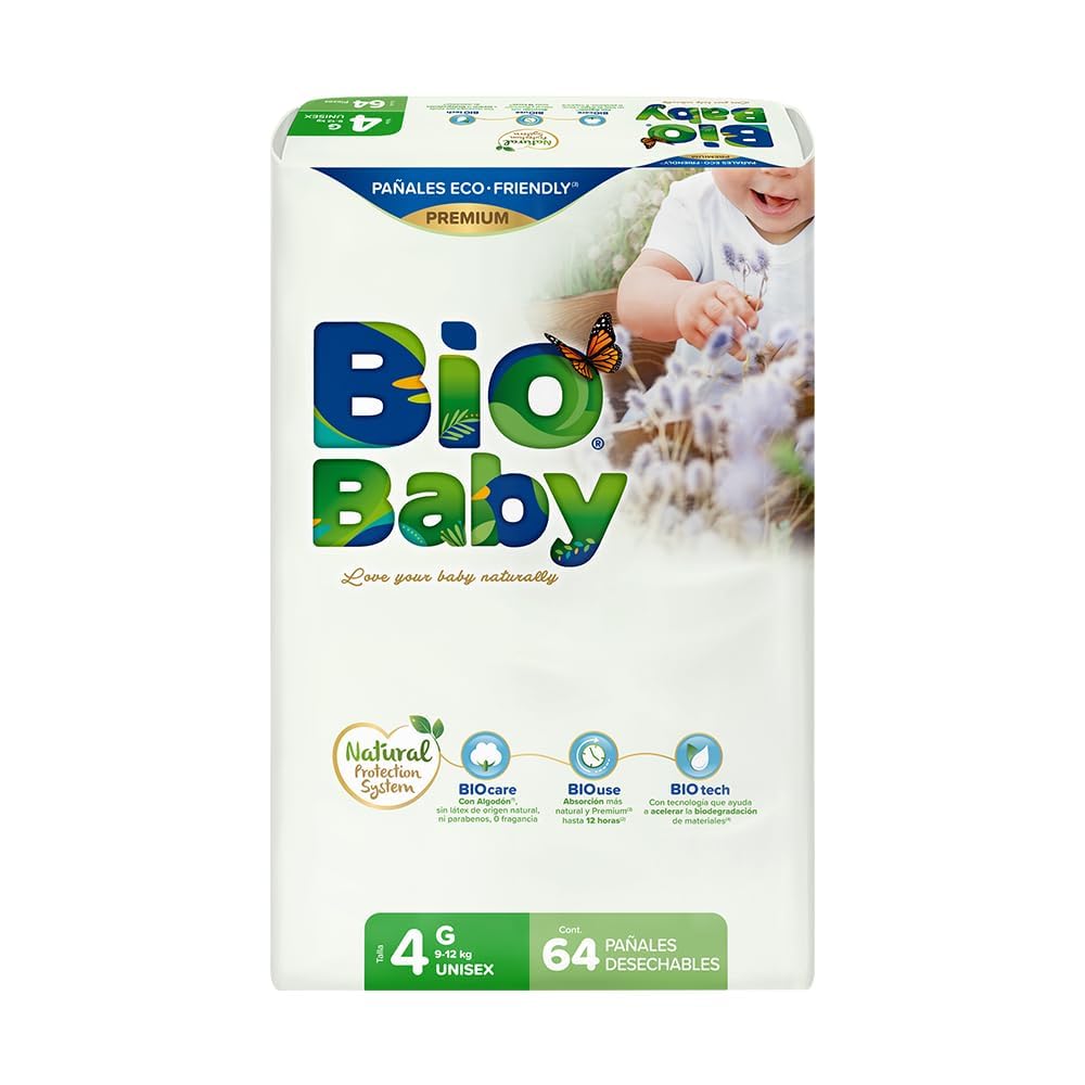 Bio Baby Pañal Talla 4 Grande 192 pañales