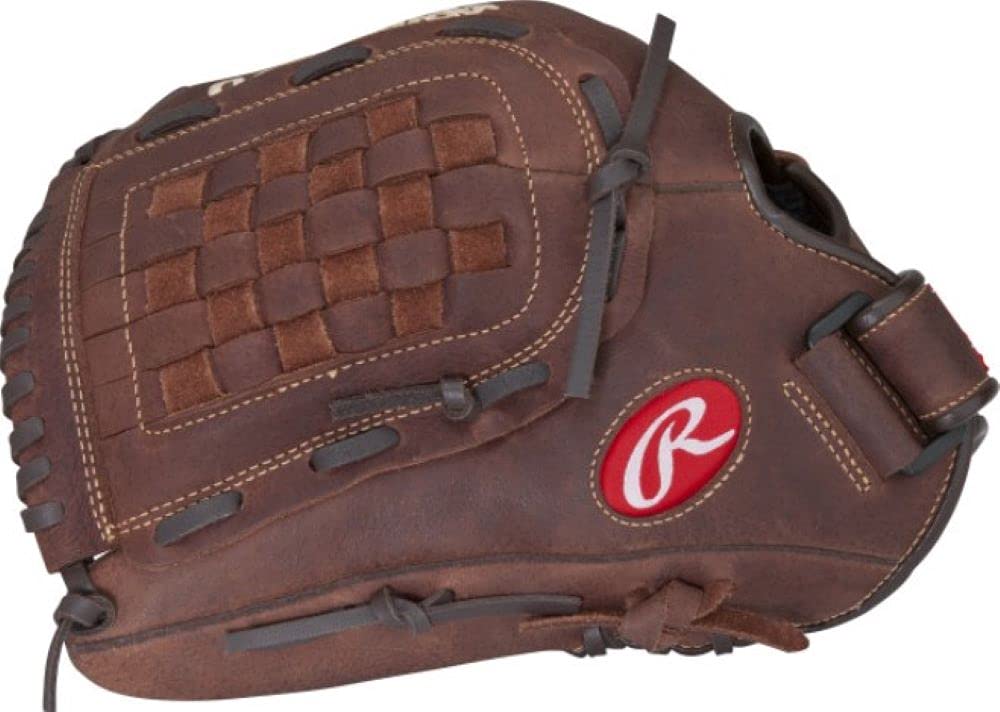Rawlings Player Preferred Guante de Béisbol Primera Base 12.5 Pulgadas - Tiro izquierdo - Marrón 31.8CM - Basket Web