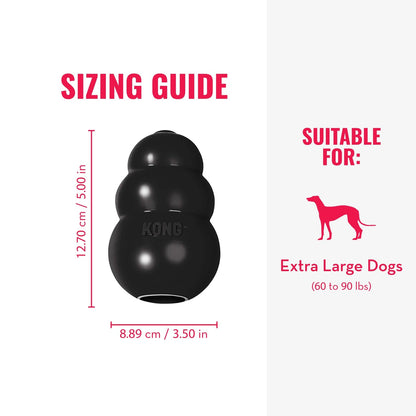 Kong juguete extreme negro extra grande