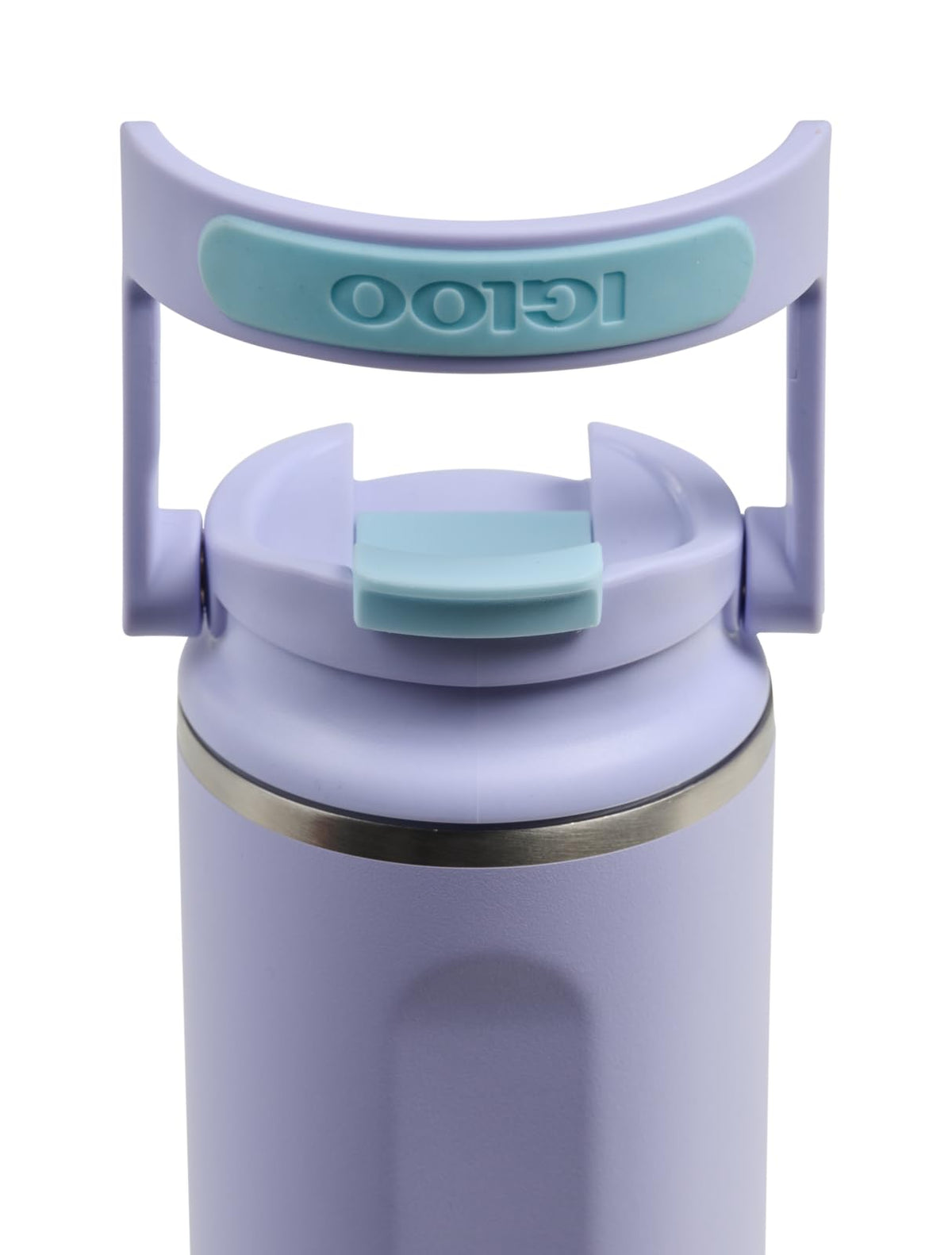 Igloo, Vaso FlipNSip de 20 onzas, Taza de Viaje Reutilizable, Taza de hidratación aislada de Acero Inoxidable para Bebidas Calientes y frías, Lila