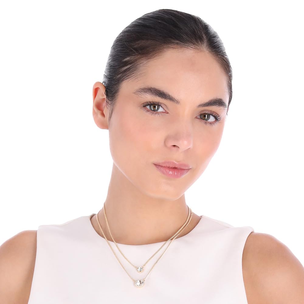 DKNY Collar Dorado Circular Para Mujer