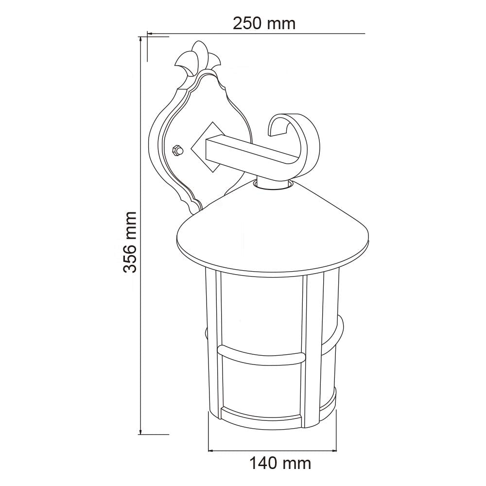 Tecnolite Farol de Exterior, color Bronce Antiguo FTL-3340/BA