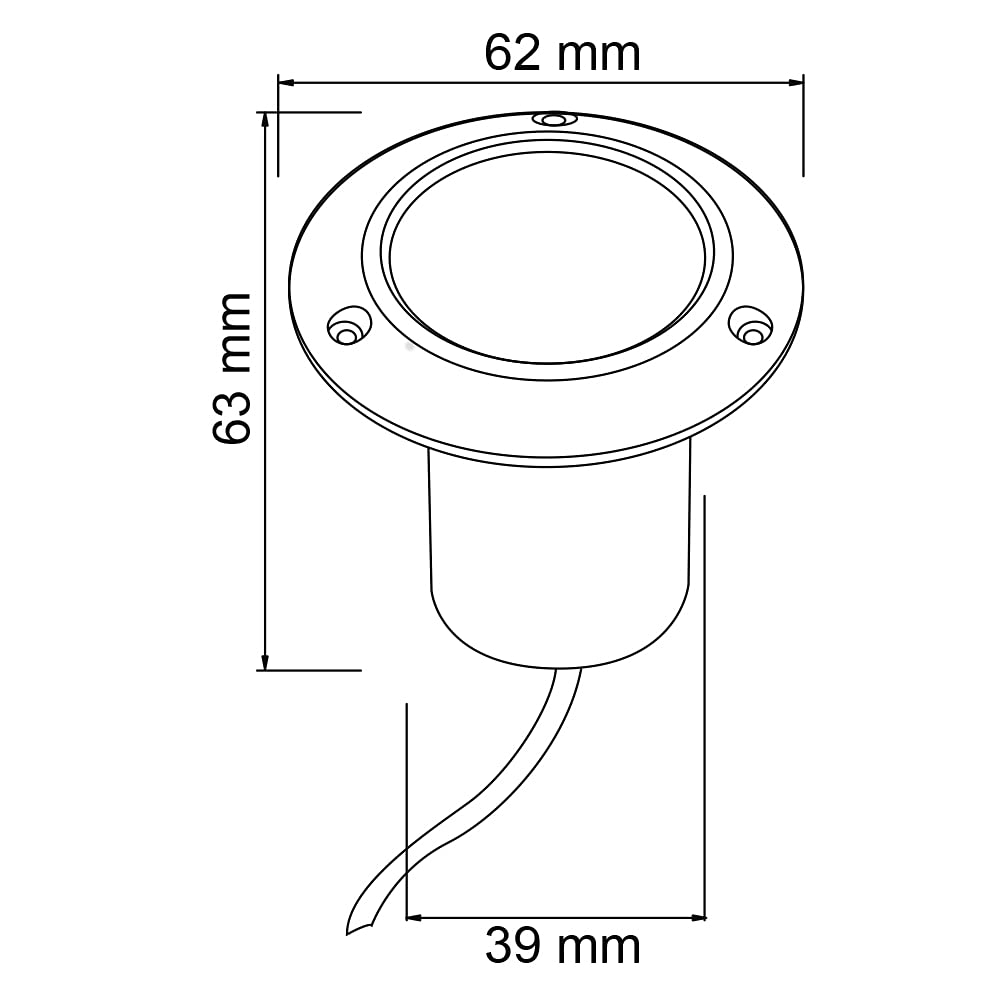 EXTERIOR EMP LED5W100-240V3000K