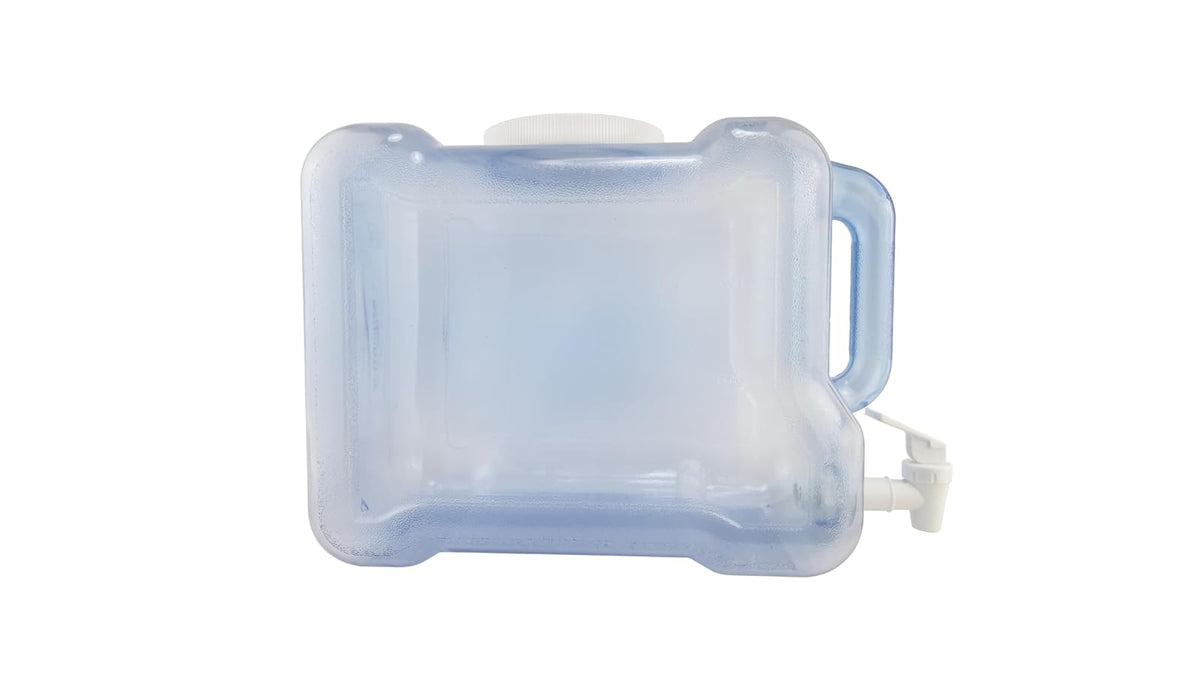 New Wave Enviro Products Botella Tritan sin BPA, refrigerador de 2 galones con Espiga última intervensión de BPA y Mango Integrado, Botella dispensadora de refrigerador, Azul Claro