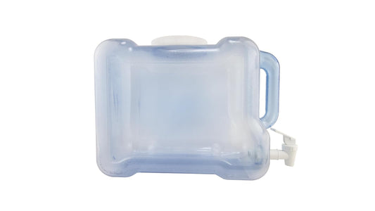 New Wave Enviro Products Botella Tritan sin BPA, refrigerador de 2 galones con Espiga última intervensión de BPA y Mango Integrado, Botella dispensadora de refrigerador, Azul Claro