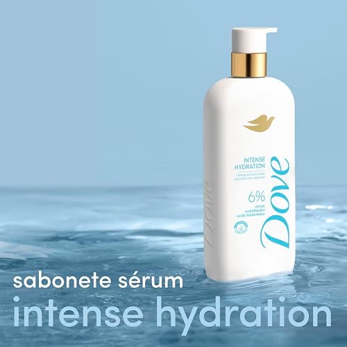 DOVE Bodywash Intense Hydration, Jabón Corporal Líquido e Hidratante, 547ml