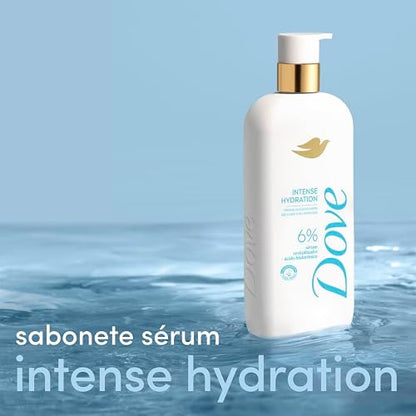 DOVE Bodywash Intense Hydration, Jabón Corporal Líquido e Hidratante, 547ml