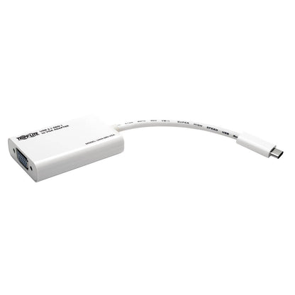 Tripp Lite U444-06N-VGA Adaptador de USB 3.1 Gen 1 USB-C a VGA (M/H), Compatible con Thunderbolt 3, 2048 x 1152 (1080p)