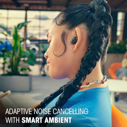 JBL Tune Buds 2 Audífonos Inalámbricos ANC Bluetooth, Drivers 10mm, Reproducción 48 Horas, Resistentes al Agua y al Polvo IP54 - Negro