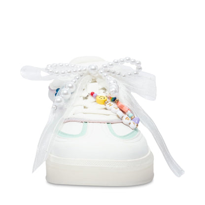 Steve Madden Tenis JSIENNA White Multi Tenis para niña