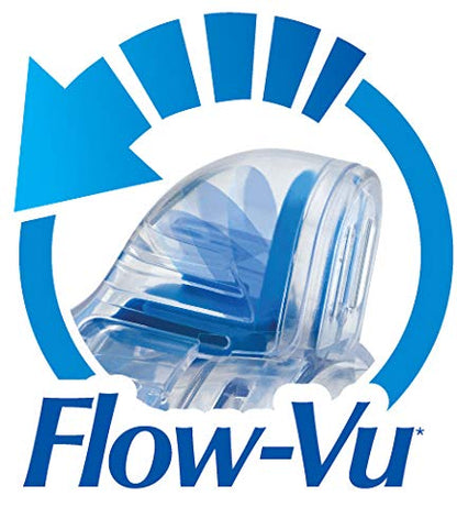 AeroChamber Cámara espaciadora Plus Adulto con Flow-Vu, Azul