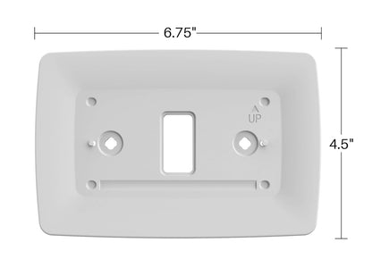 Placa de pared para termostatos Sensi Touch 2 y Sensi Lite en color blanco