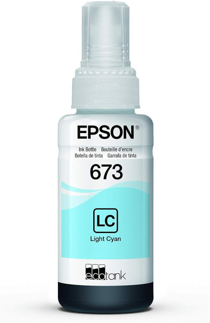 Epson Cartucho de Tinta color Cyan Light para XP-702, T673520, Talla unica, Cian
