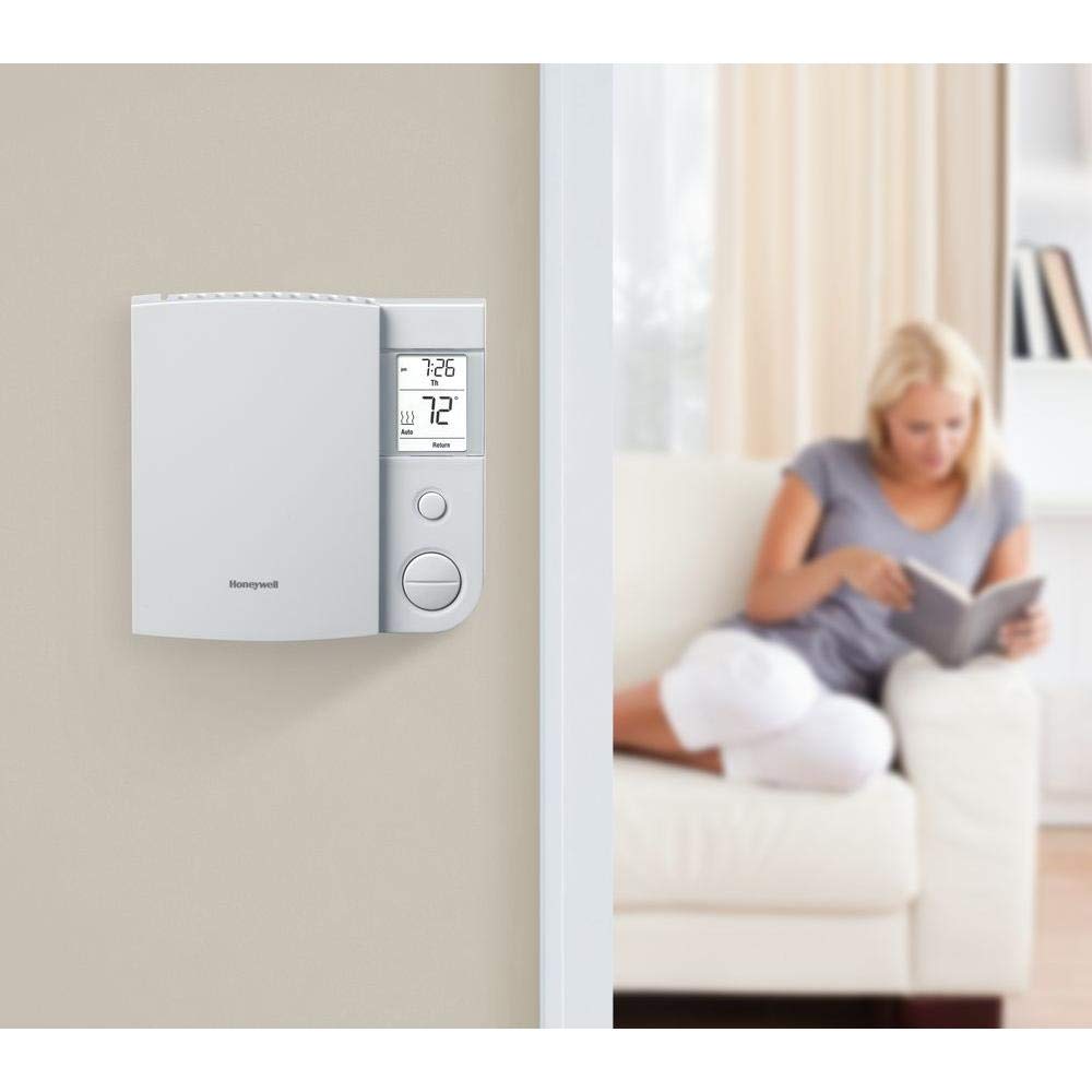 Honeywell Home RLV4305A1000 Termostato programable de 5 a 2 días para Calentadores eléctricos de zócalo