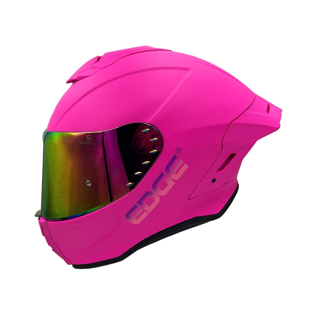 Edge Casco Integral para Moto con Visor Doble Antivaho, Certificado DOT - CH - Shanghai Rosa