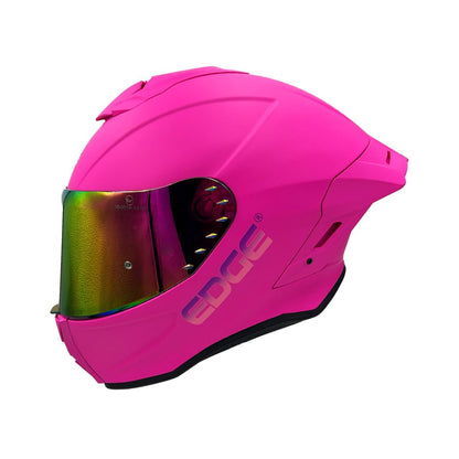 Edge Casco Integral para Moto con Visor Doble Antivaho, Certificado DOT - CH - Shanghai Rosa