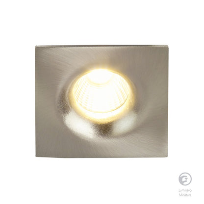 Tecnolite Lámpara de Interior LED para Empotrar YDCLED-315/S, 4 W, Luz Cálida Brillante, Satinado | Luz Cálida Brillante, Para Interior