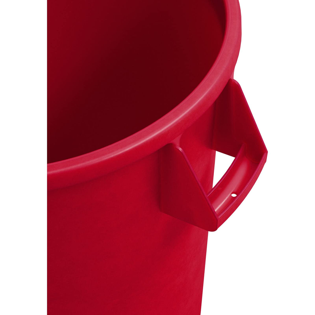 Carlisle FoodService Products Bronco Red 84102005 - Contenedor de basura redondo de 20 galones - Paquete de 6